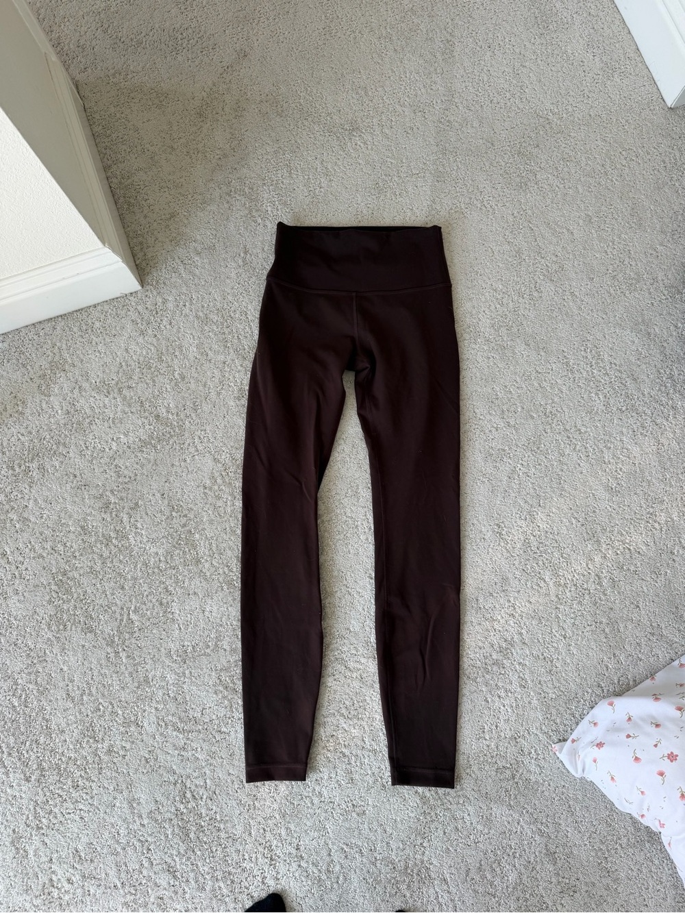 Lululemon brown wunder train high rise 28”